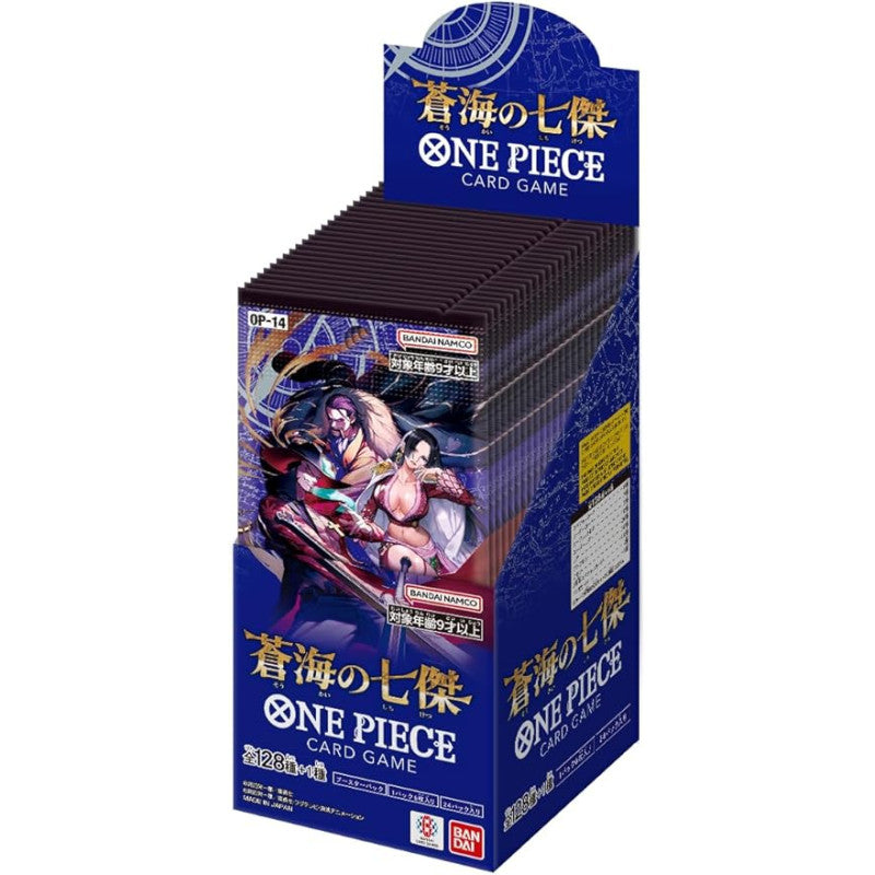 One Piece Card Game OP-14 The Seven Warlords Of The Sea Japanese Booster Display Box