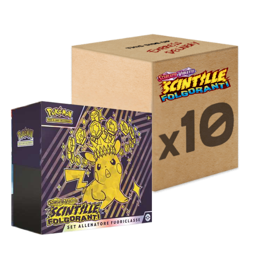 Display Scintille Folgoranti 36 Buste (ITA) Scintille Folgoranti Booster Box (ITA) - Pokemon Scarlatto & Violetto Display Scintille Folgoranti 36 Buste (ITA) Scintille Folgoranti Booster Box (ITA) - Pokemon Scarlatto & Violetto