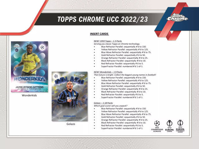 2022-23 Topps UCC UEFA Club Competition Chrome Hobby Box 3