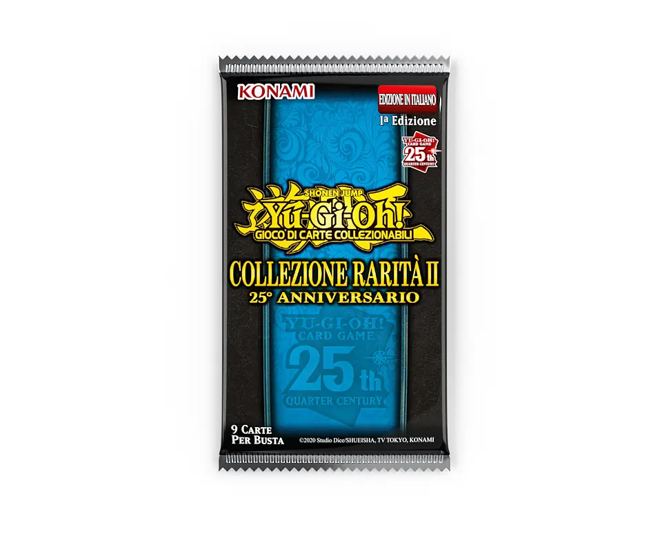 Collezione Rarità II 25º Anniversario TuckBox 2 Buste 1a Edizione Yu-Gi-Oh! (IT)