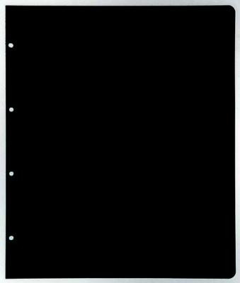 Masterphil - Confezione 10 Divisori Black per Topbinder in plastica morbida
