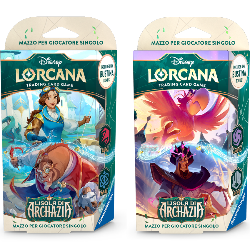 Disney Lorcana L'Isola di Archazia Starter Deck Bundle ITA