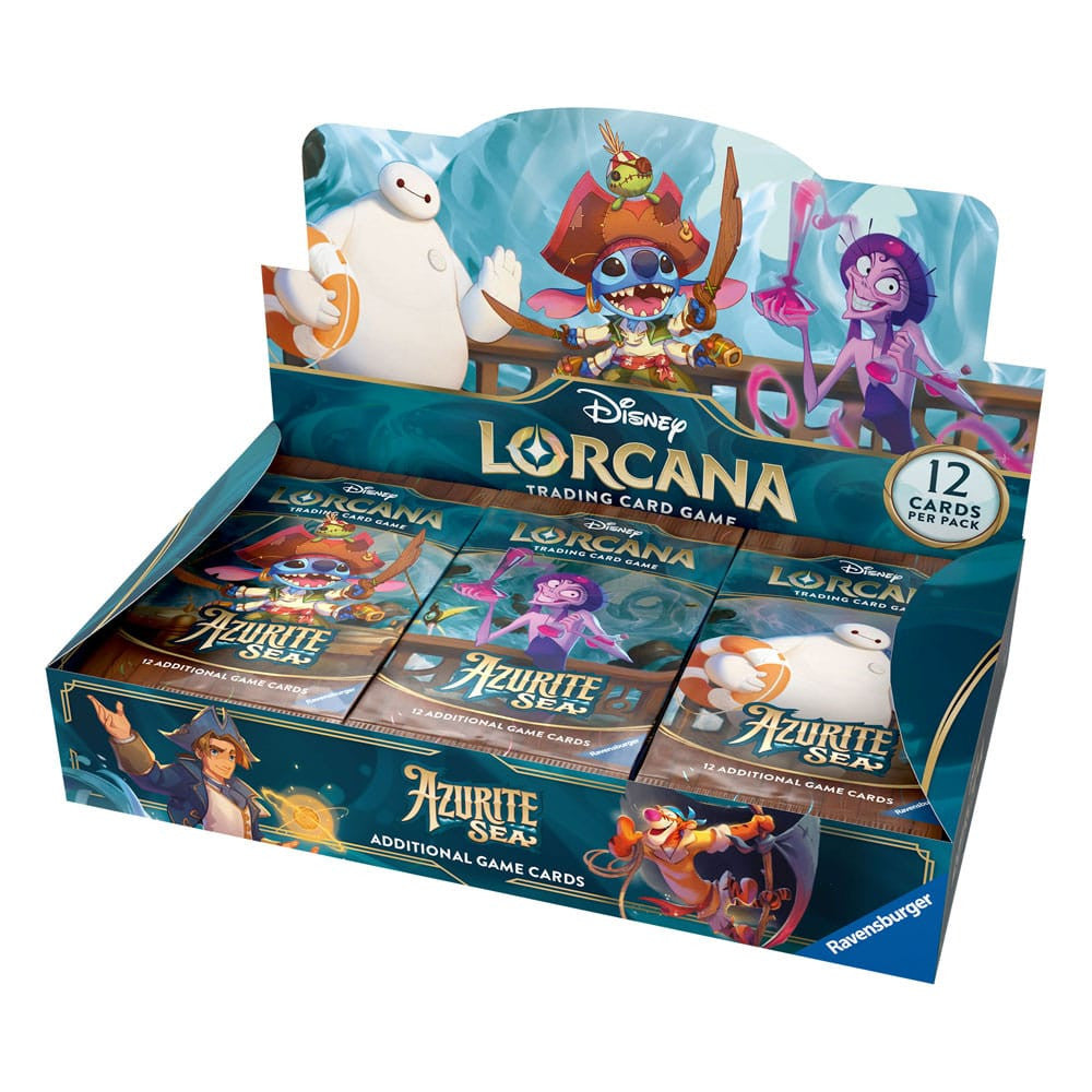 Disney Lorcana TCG Azurite Sea Booster Display Box ENG