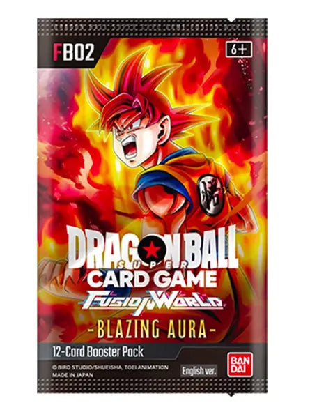 Dragon Ball Super Card Game Fusion World FB02 Blazing Aura Booster Pack ENG