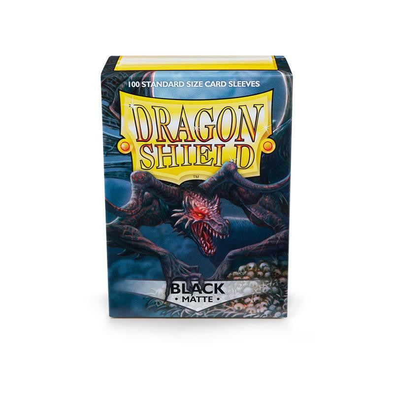 Dragon Shield Standard Sleeves Matte Black - 100 Bustine