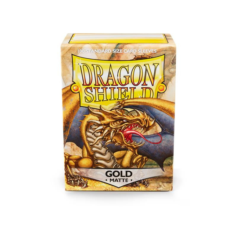 Dragon Shield Standard Sleeves Matte Gold - 100 Bustine