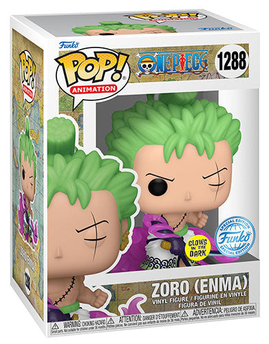 Funko Pop One Piece Roronoa Zoro Enma Glow 1288