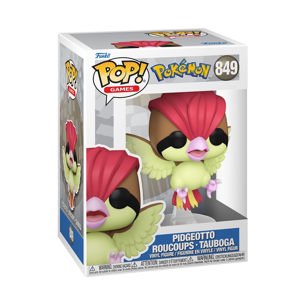 Funko Pop Pokemon Pidgeotto 849