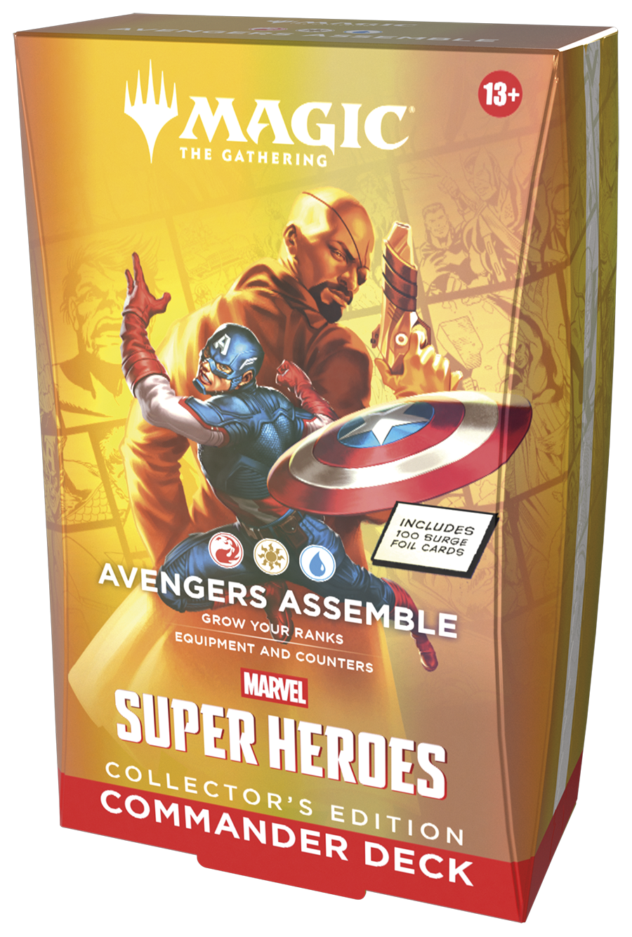 Magic Marvel Super Heroes Commander Deck Set Collectors Edition ENG