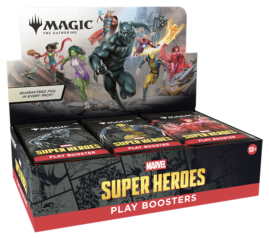 Magic Marvel Super Heroes Play Booster Box ENG
