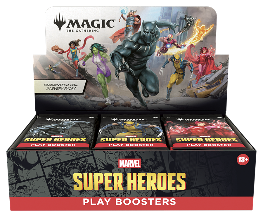 Magic Marvel Super Heroes Play Booster Box ENG