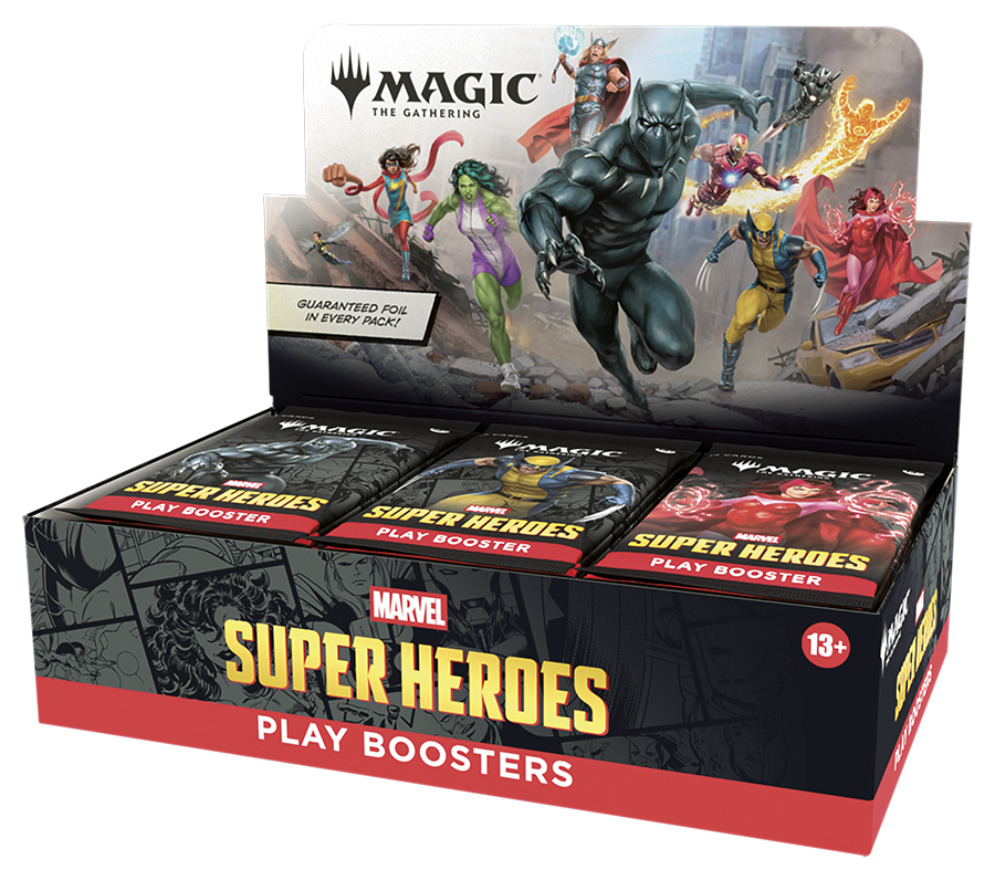 Magic Marvel Super Heroes Play Booster Box ENG