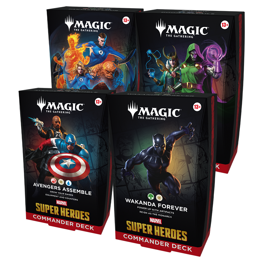 Magic Marvel Super Heroes Commander Deck Set ENG