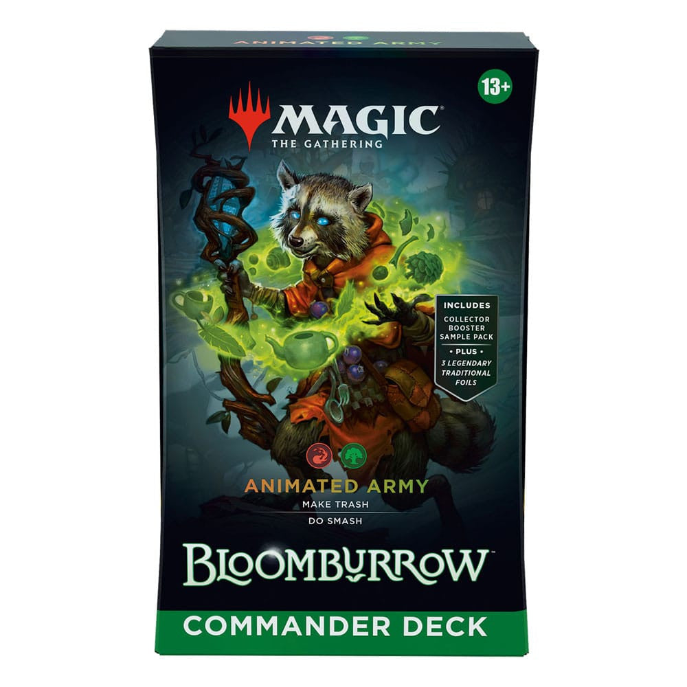 Magic the Gathering Bloomburrow Animated Army Commander Deck ENG