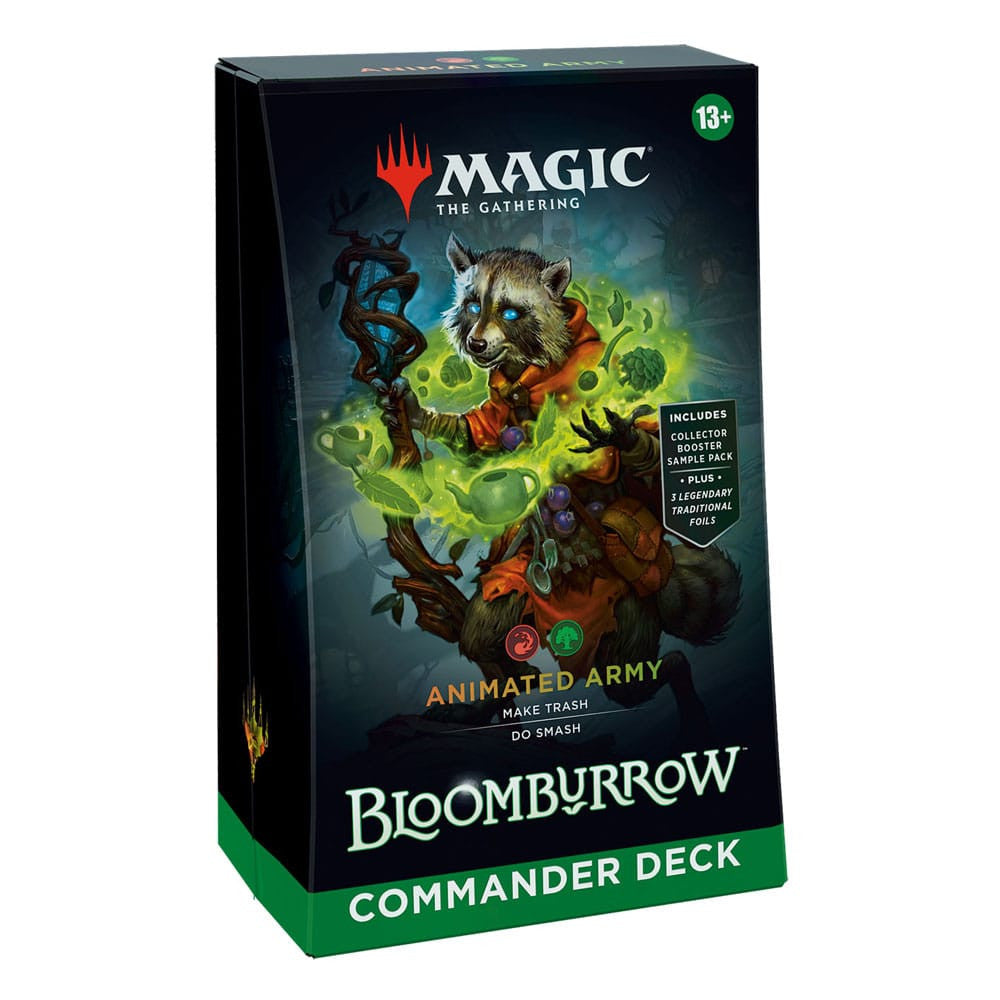 Magic the Gathering Bloomburrow Animated Army Commander Deck EN