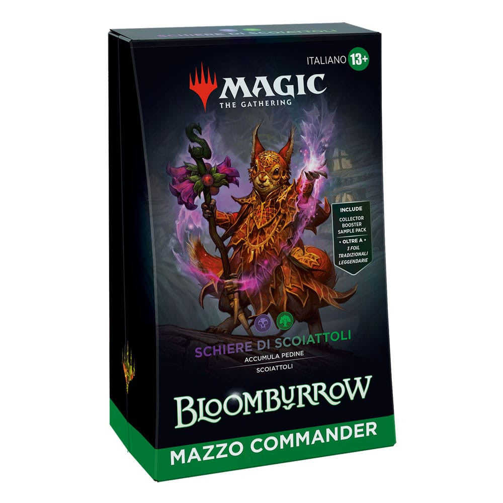 Magic the Gathering Bloomburrow Schiere di Scoiattoli Commander Deck