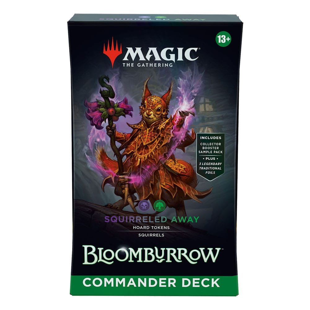 Magic the Gathering Bloomburrow Squirreled Away Commander Deck ENG