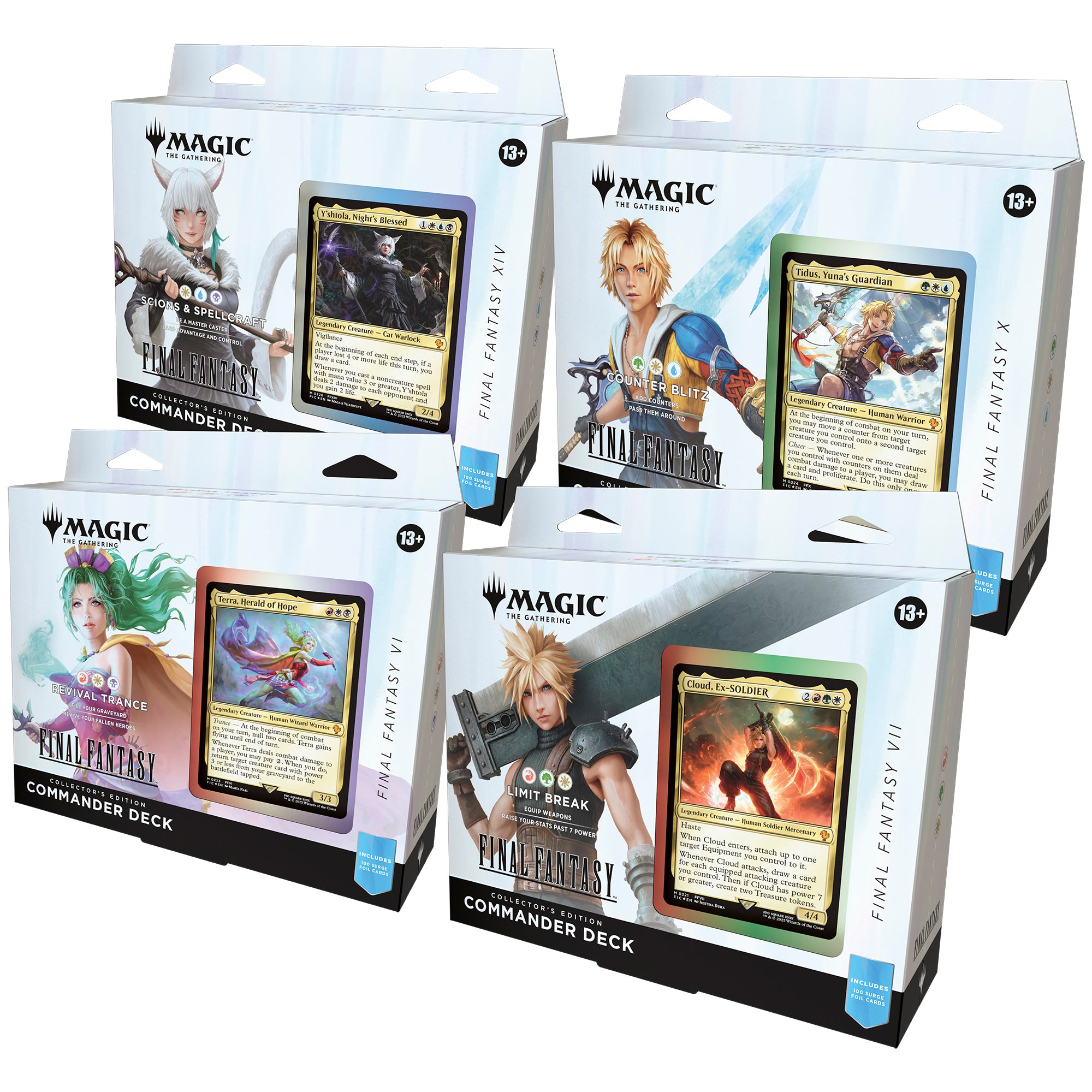 Magic Final Fantasy Collector's Commander Display 4 Deck - ENG