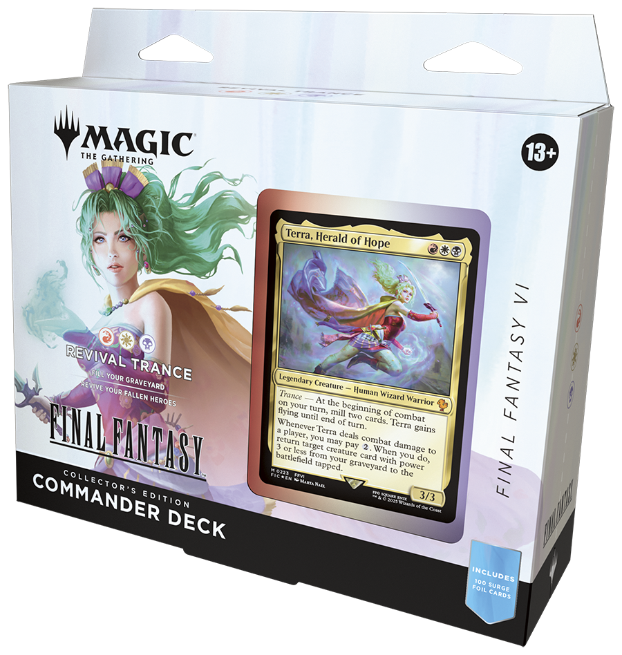 Magic Final Fantasy Collector's Commander Display 4 Deck ENG