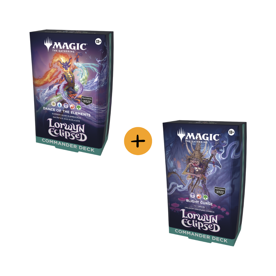 Magic Lorwyn Eclipsed Commander Deck Dance of the Elements Blight Curse ENG