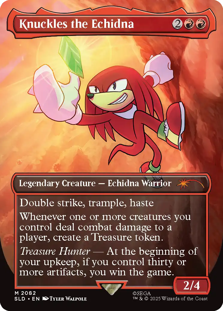 Magic Secret Lair x Sonic SuperDrop Friends & Foes No Foil
