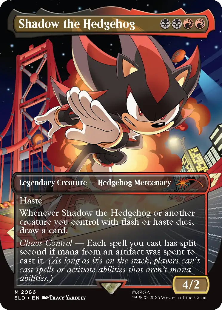 Magic Secret Lair x Sonic SuperDrop Friends & Foes No Foil