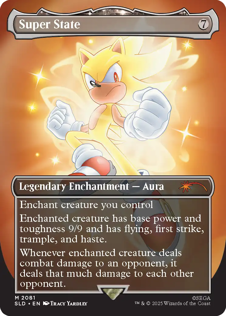 Magic Secret Lair x Sonic SuperDrop Friends & Foes No Foil