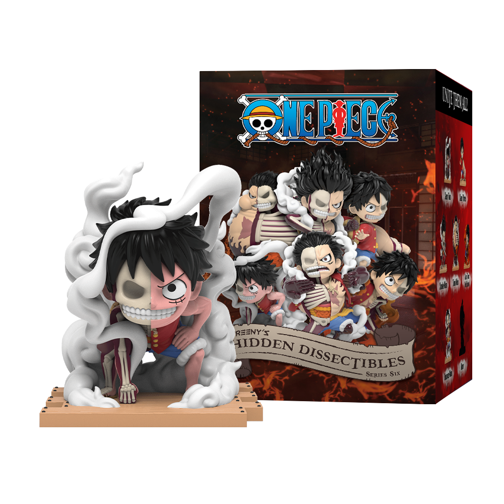 Mighty Jaxx One Piece Luffy’s Gears Edition Freeny’s Hidden Dissectibles Blind Box