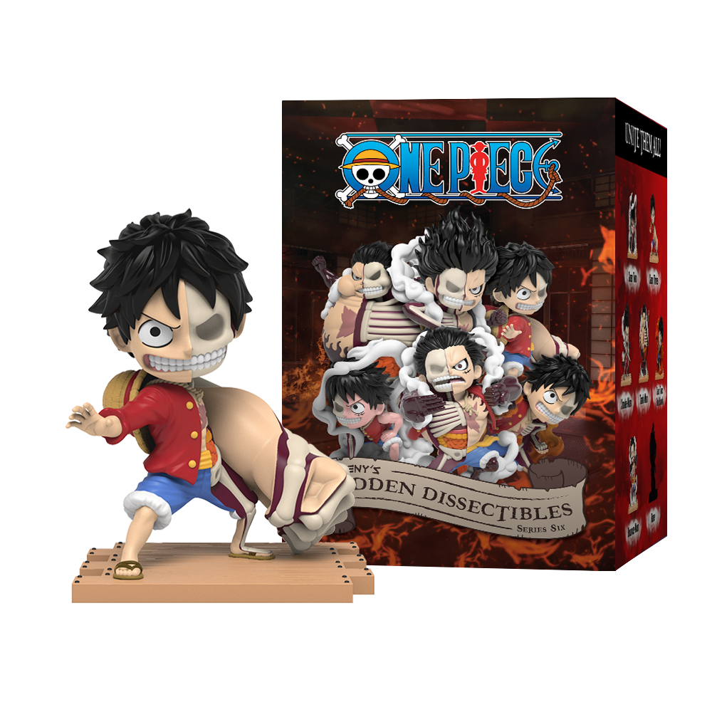 Mighty Jaxx One Piece Luffy’s Gears Edition Freeny’s Hidden Dissectibles Blind Box