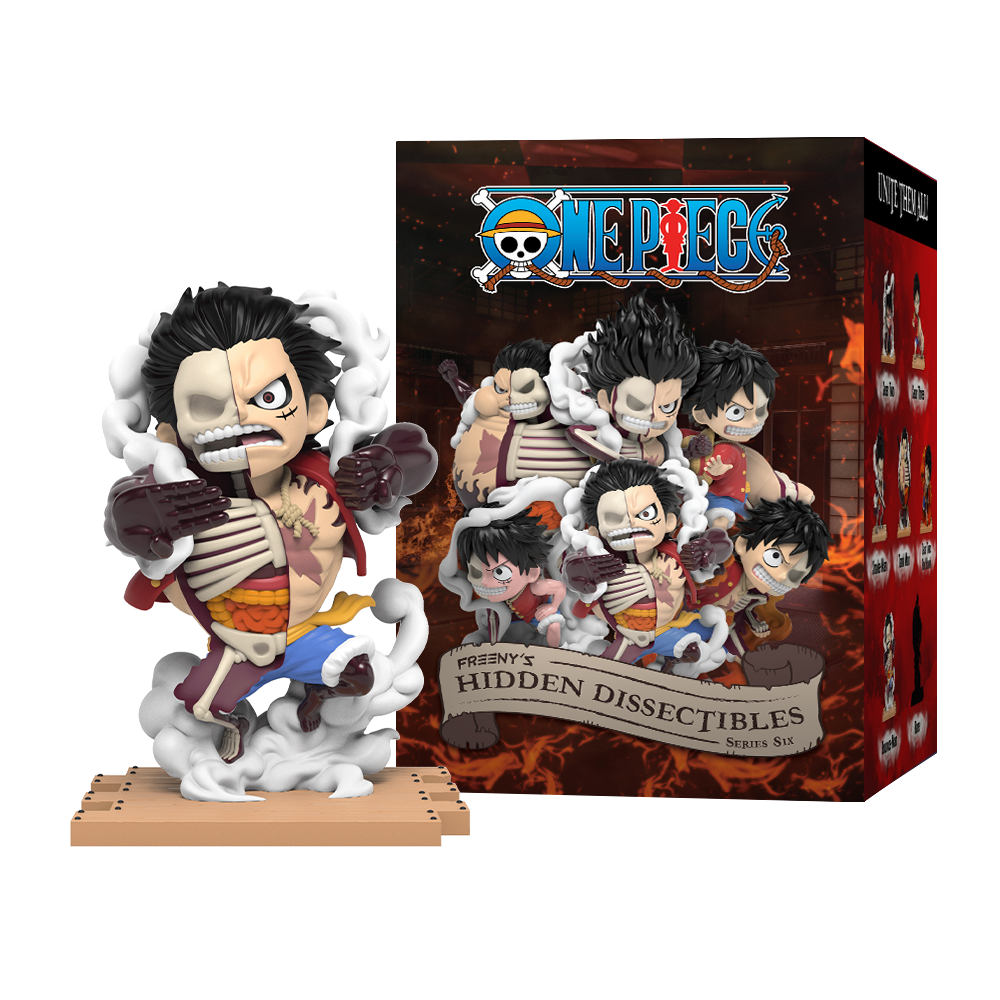 Mighty Jaxx One Piece Luffy’s Gears Edition Freeny’s Hidden Dissectibles Blind Box