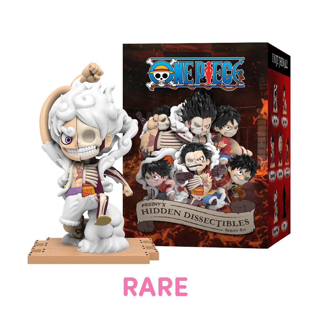 Mighty Jaxx One Piece Luffy’s Gears Edition Freeny’s Hidden Dissectibles Blind Box