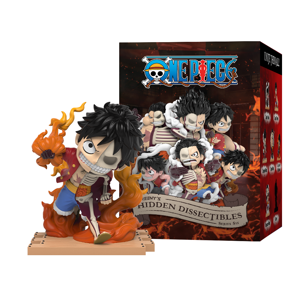 Mighty Jaxx One Piece Luffy’s Gears Edition Freeny’s Hidden Dissectibles Blind Box