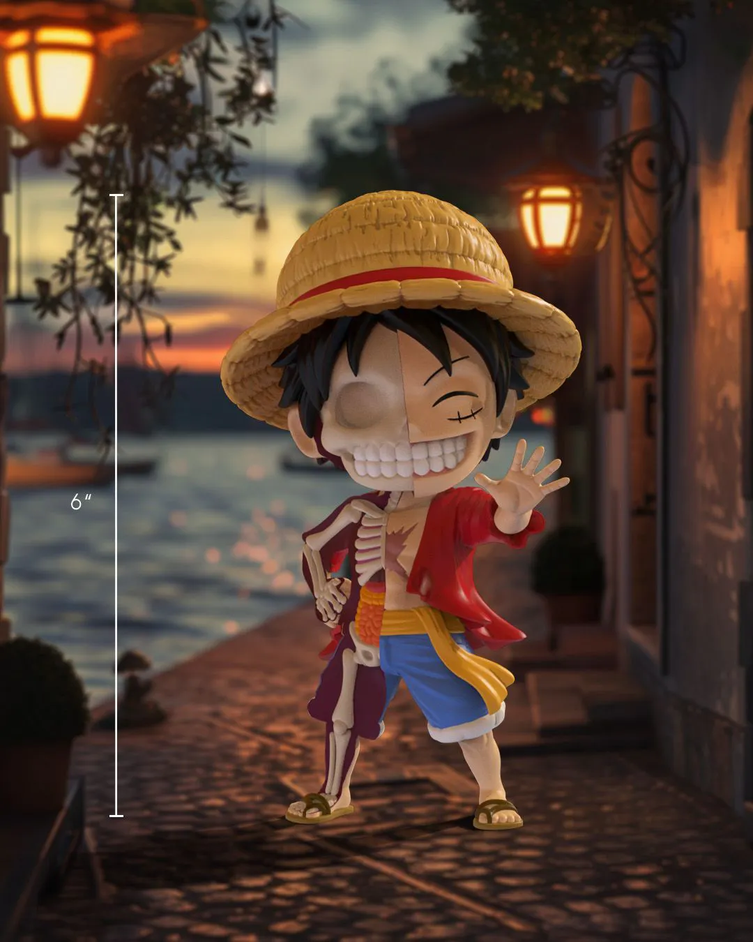 Mighty Jaxx One Piece XXRAY Wanted Series Luffy