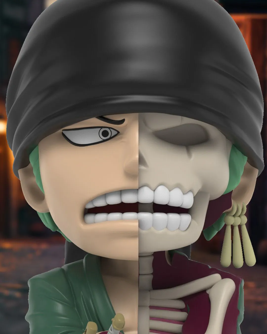 Mighty Jaxx One Piece XXRAY Wanted Series Zoro