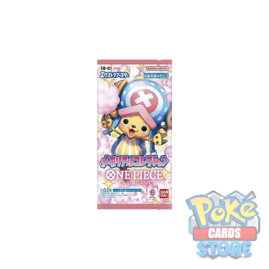 One Piece Card Game Extra Booster Memorial Collection EB01 Booster Pack – Japanese