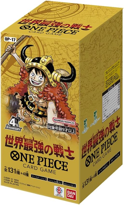 One Piece Card Game OP17 The World's Strongest Warriors Booster Box JAP
