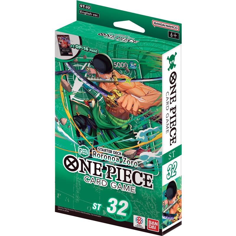 One Piece Card Game Starter Deck Green Roronoa Zoro ST32 ENG