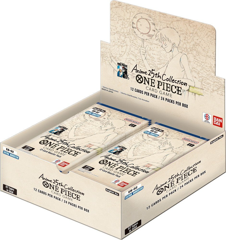 One Piece Card Game EB02 Extra Booster Anime 25th Memorial Collection ENG