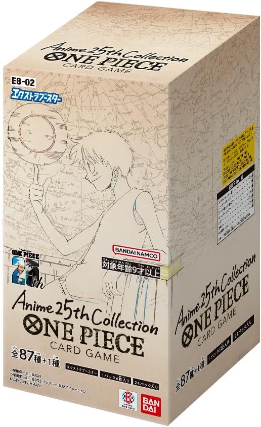 One Piece Card Game Extra Booster Box EB02 Anime 25th Collection Japanese