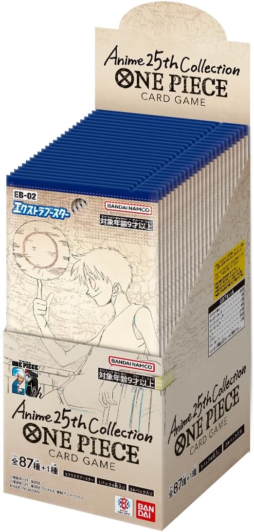 One Piece Card Game Extra Booster Box EB02 Anime 25th Collection Japanese