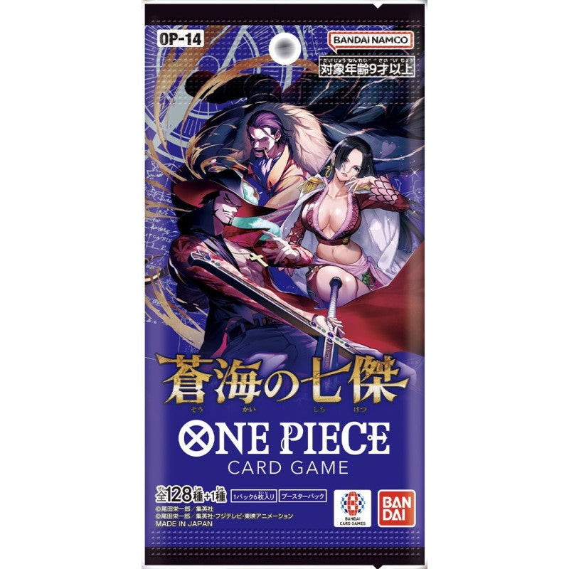 One Piece Card Game The Azure Sea’s Seven OP14 Booster Box Japanese