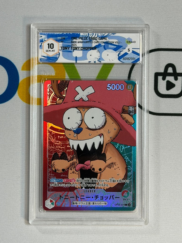 One Piece GRAAD 10 Tony Tony Chopper #OP08 001 Alternative Art 2025 JAP