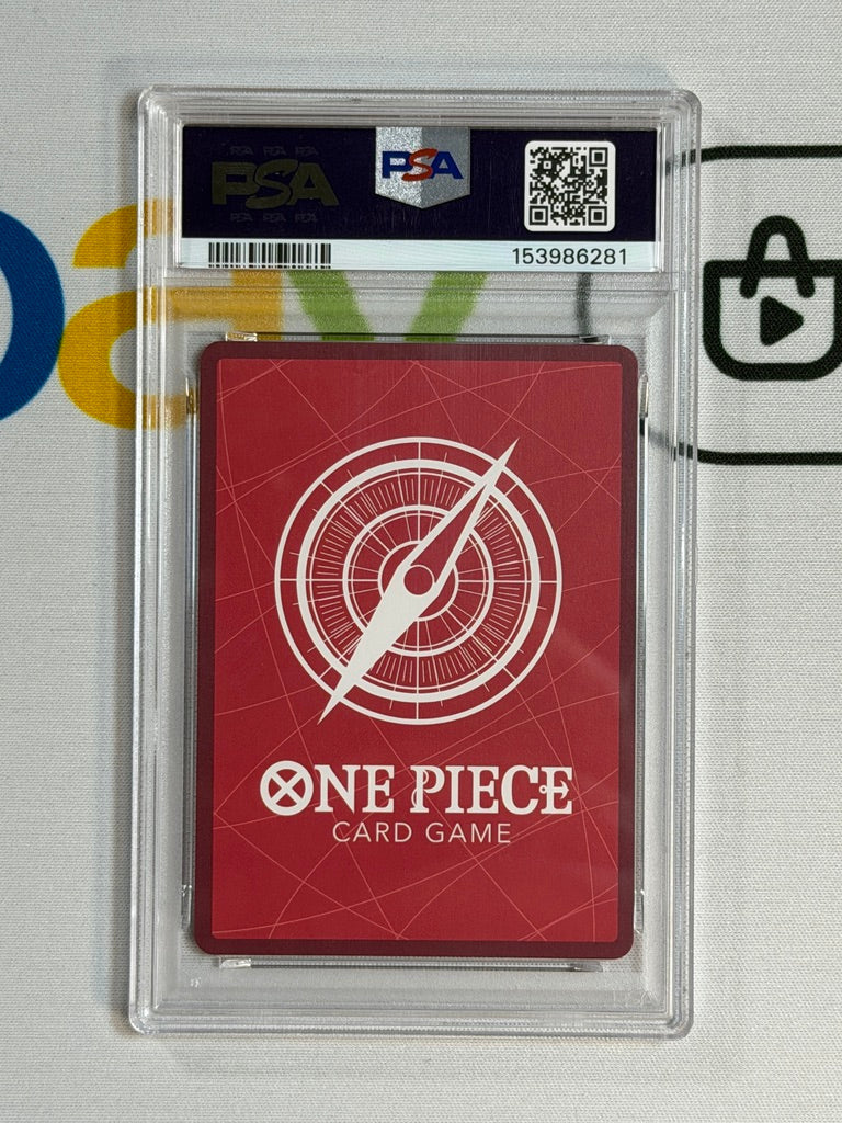 One Piece PSA 10 Monkey D Luffy #ST21 001 Base Shop Collection 2025 Japanese