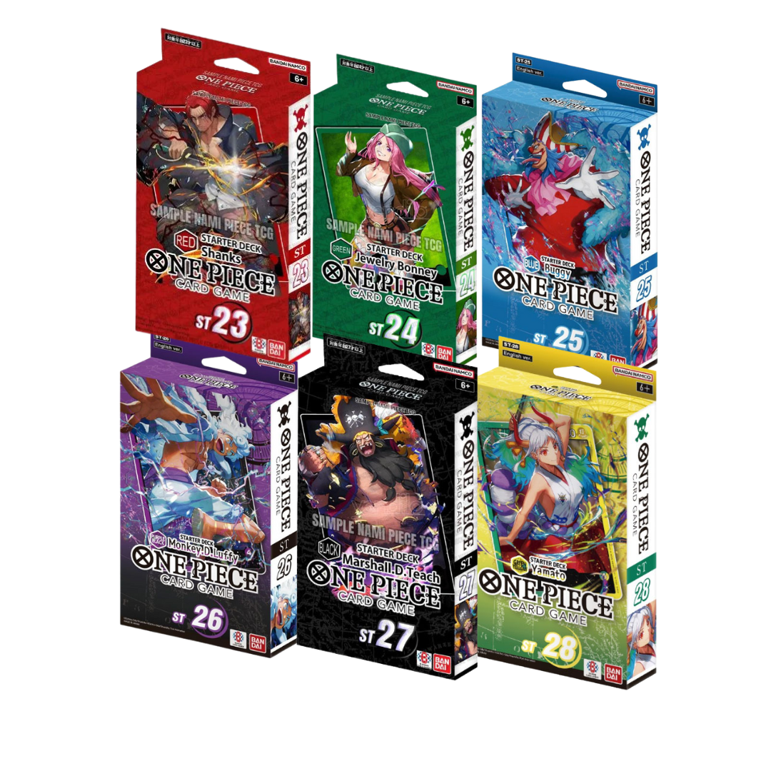 One Piece Starter Deck Bundle ST23-28 ENG