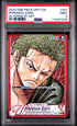 PSA 9 One Piece Roronoa Zoro OP01 #001 Alternate Art English