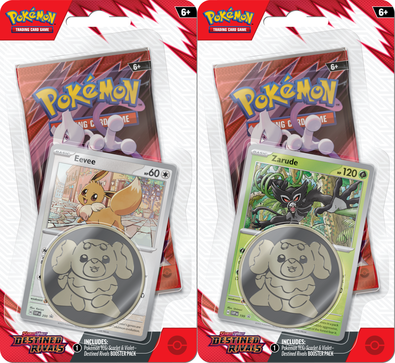 Pokemon Destined Rivals Checklane Blister Set ENG