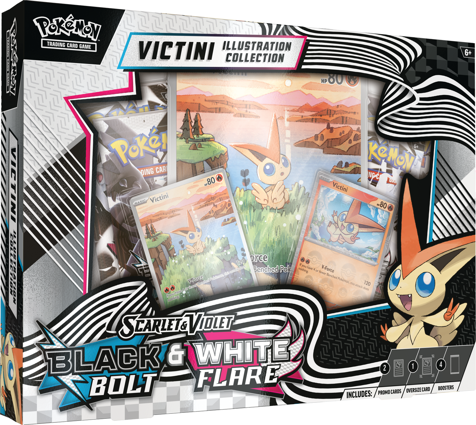 Pokemon Black Bolt & White Flare Victini Illustration Collection ENG