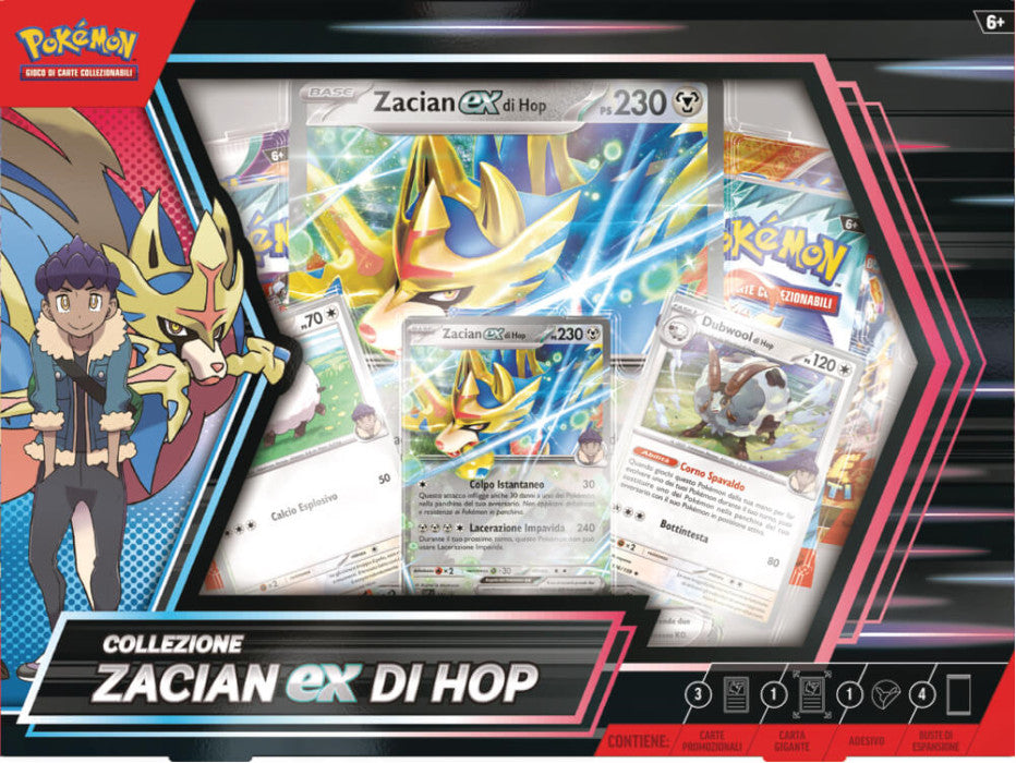 Pokemon Collezione Zacian EX di Hop ITA