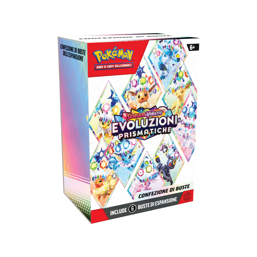 Pokemon Evoluzioni Prismatiche Bundle da 6 Bustine ITA