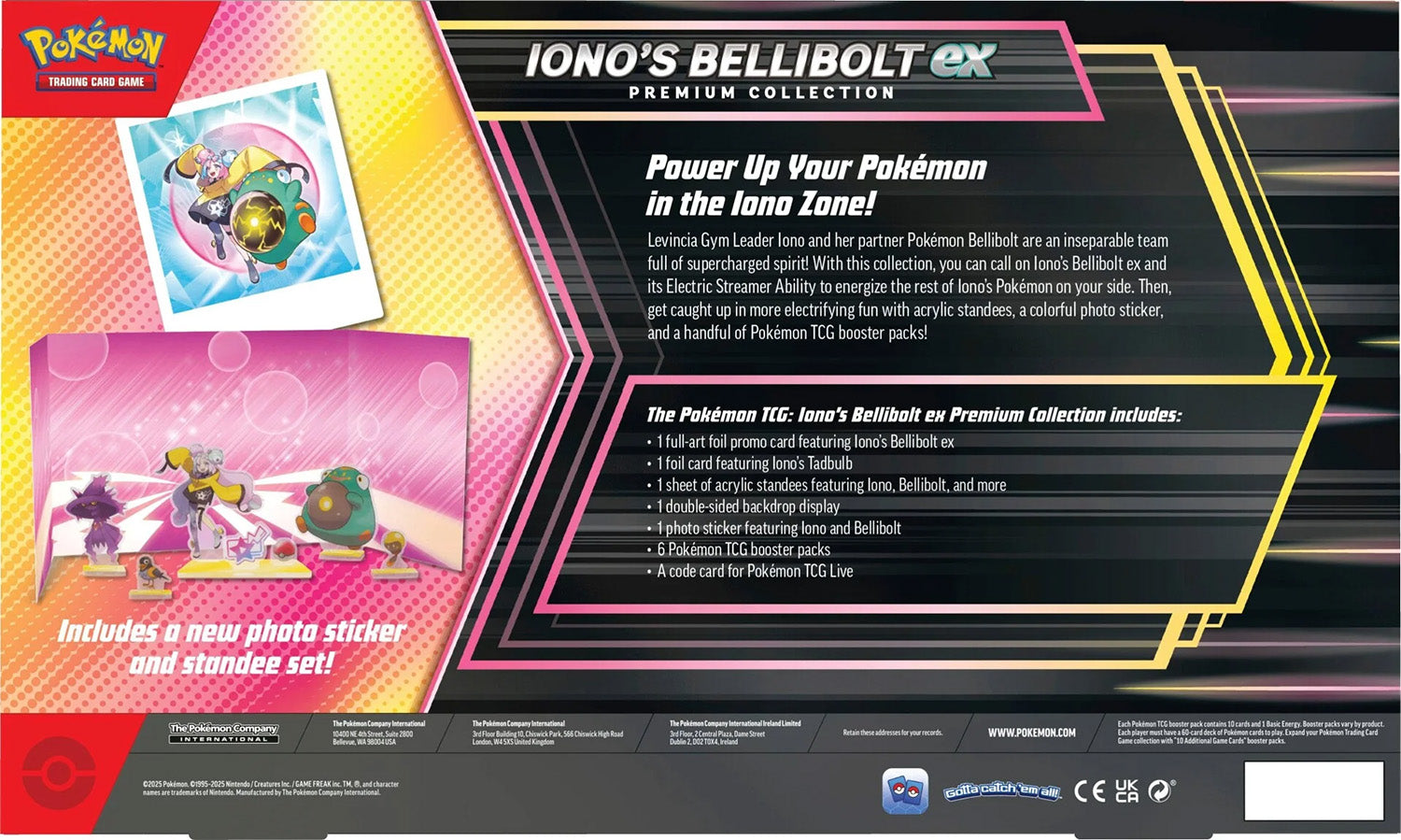 Pokemon Iono’s Bellibolt ex Premium Collection ENG